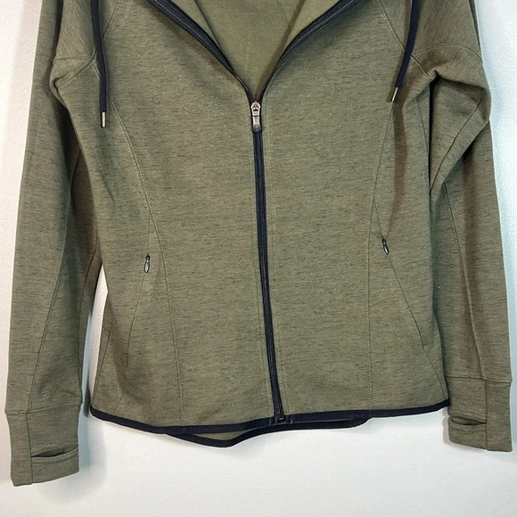 TEK GEAR Zipper Fitted Jacket - Green with Thumb Holes - XS - GUC - Picture 4 of 11